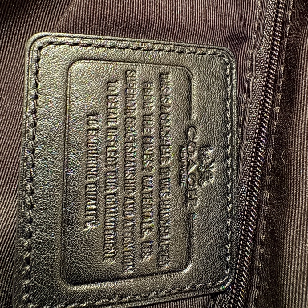 Coach‎ Black Twisted leather Shoulder Bag - Picture 9 of 10